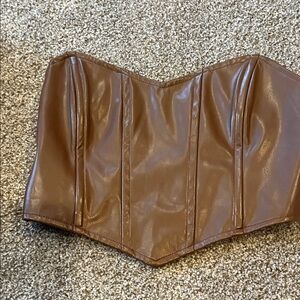 Princess Polly Tan Corset Top